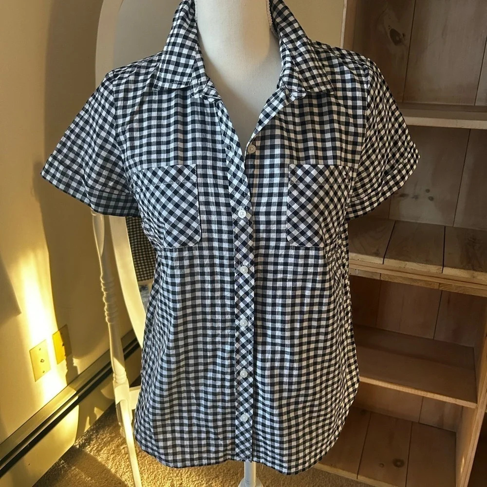 Tommy Hilfiger Gingham Top - Picture 2 of 10